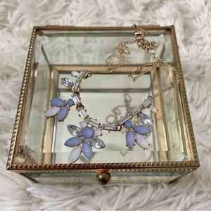 3/$45 Blue Gem Statement Necklace